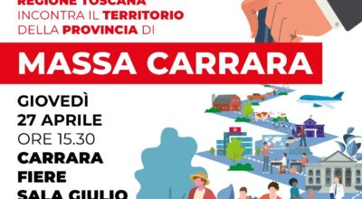 “PRIMA META”, IL PRESIDENTE GIANI INCONTRA IL TERRITORIO DELLA PROVINCIA DI MASSA CARRARA