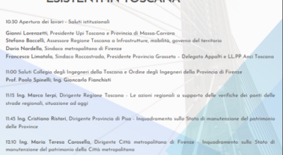 STUDI E AZIONI PER L’APPLICAZIONE DELLE LINEE GUIDA PER I PONTI ESISTENTI IN TOSCANA