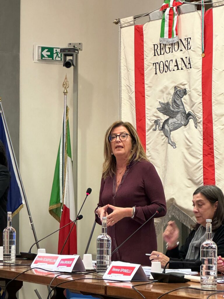 Umanità è anche libertà: la Presidente Scarpellini all’iniziativa a Palazzo Strozzi Sacrati per contrastare la violenza di genere